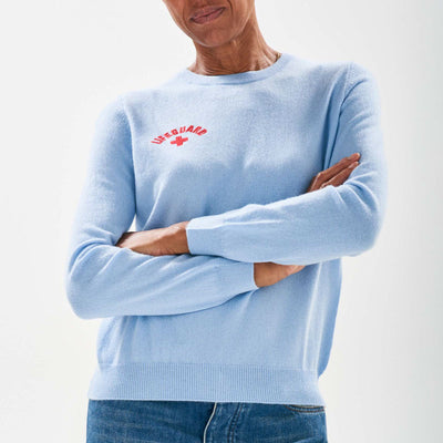 JUMPER 1234 Beach Crew in Pale Blue