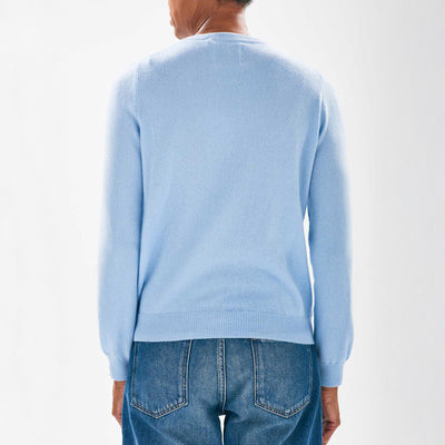 JUMPER 1234 Beach Crew in Pale Blue