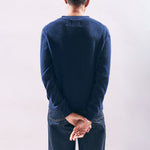 JUMPER 1234 Cashmere Bow Pocket Cardigan in Navy