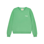 JUMPER 1234 Cashmere Naughty Crew in Green
