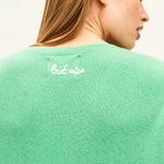 JUMPER 1234 Cashmere Naughty Crew in Green