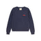 JUMPER 1234 Cashmere Naughty Crew in Navy and Red