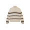JUMPER 1234 Snowflake Cable Roll Collar Jumper in Angel/New Navy/Earth Yellow