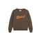 JUMPER 1234 Bravo Crew Neck Jumper in Moose/ Sunshine Orange