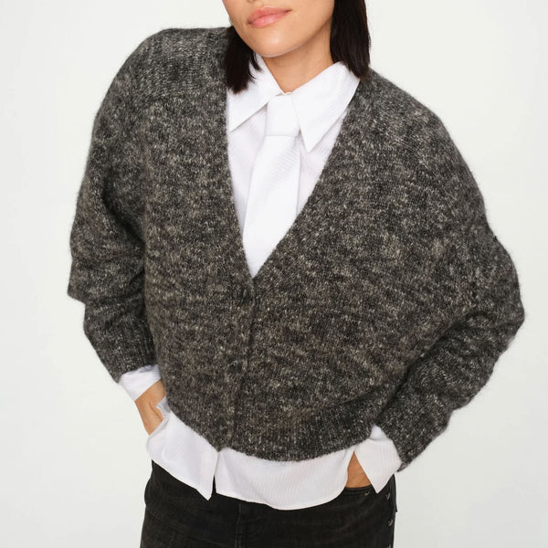 MOS MOSH MMZela Warm Knit Cardigan in Phantom