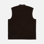 UNIVERSAL WORKS Zip Waistcoat in Brown