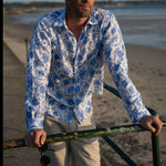 PINK HOUSE MUSTIQUE Pomegranate Shirt in Blue