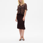 BAUM UND PFERDGARTEN Madicen Blouse in Coffee Bean Dots