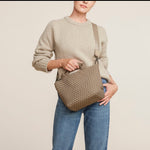 NAGHEDI Jet Setter Small Tote in Cashmere