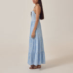 MAISON HOTEL Etta Sleeveless Dress in Sky Blues