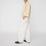 STELLA NOVA Embroidery Anglaise Jacket in Creme Tones
