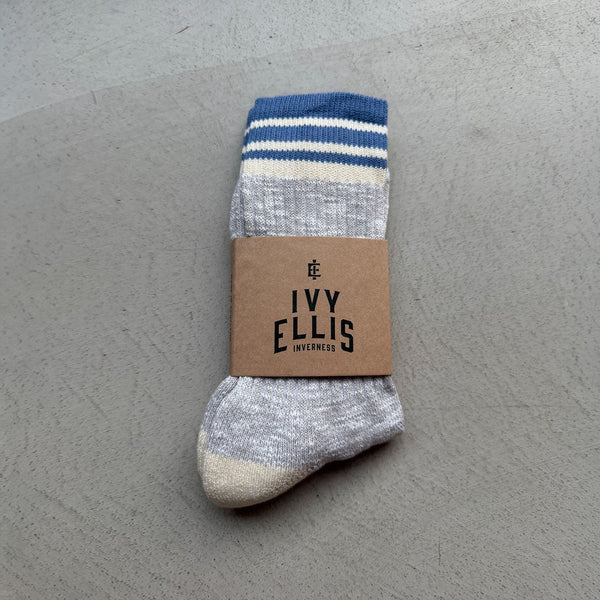 IVY ELLIS Mens Highland Coastline Socks in Sandside