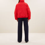 BY-BAR Joy Puffa Jacket in Poppy Red