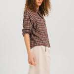 SACRECOEUR Enora Aragon Check Wool Shirt in Multi