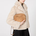 WEEKEND MAX MARA Inserimento - WKIOzioso Relaxed Fit Short Single-breasted Coat in Powder