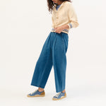 BEATRIZ FUREST Walter Denim Pants in Denim Sky