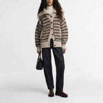 BARBOUR Burley Knitted Cardigan in Multi
