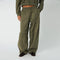 STELLA NOVA Low-Waist Barrel Leg Combat Pants in Dust Olive