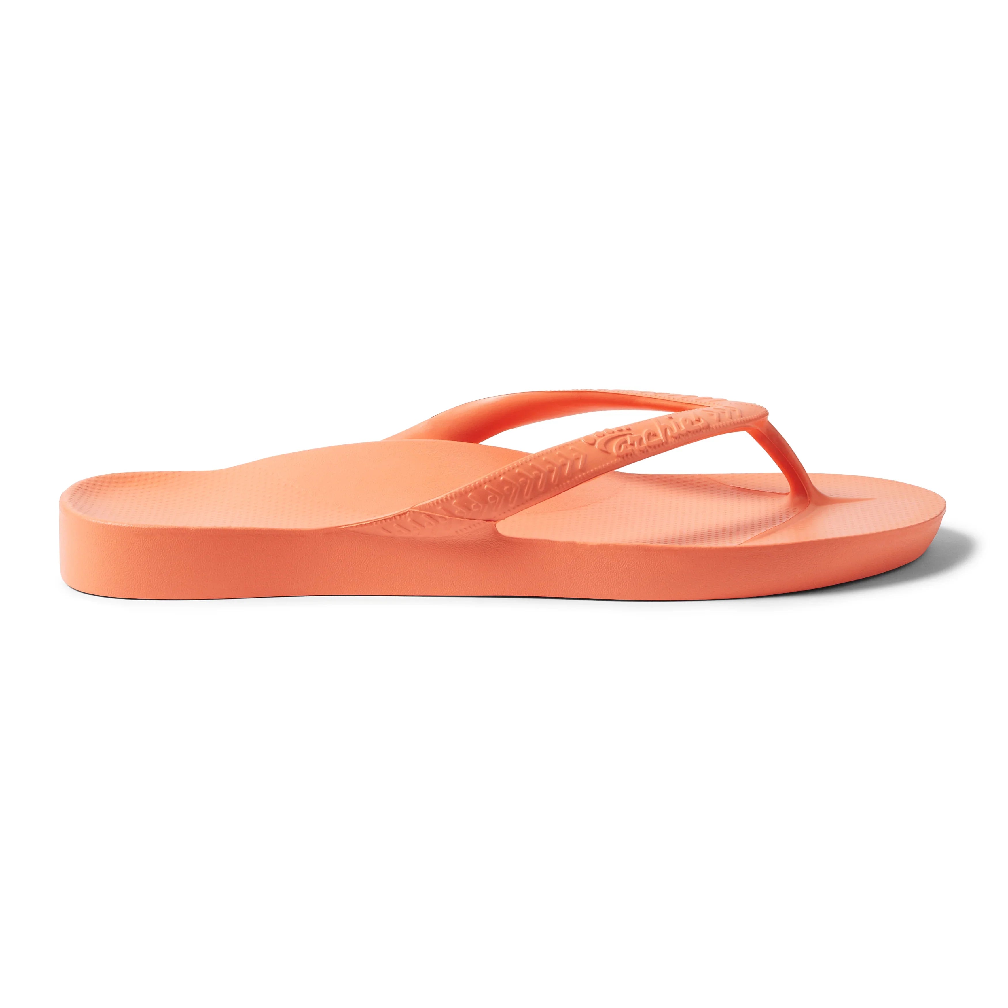 ARCHIES Arch Support Flip Flops in Peach