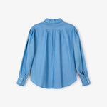 SOPHIE + LUCIE Maribel Denim Blouse in Blue