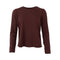 BLACK COLOUR BCMay V-Neck Top in Coffee