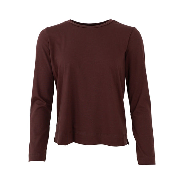 BLACK COLOUR BCMay V-Neck Top in Coffee