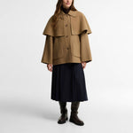 BARBOUR Aggy Wool Coat in Warm Trench