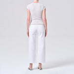 AGOLDE Harper Crop Jeans in White Wash