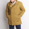 MOUSQUETON Adamis Canvas Double Breasted Peacoat in Bronze