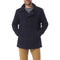 MOUSQUETON Adamis Canvas Double Breasted Peacoat in Marine