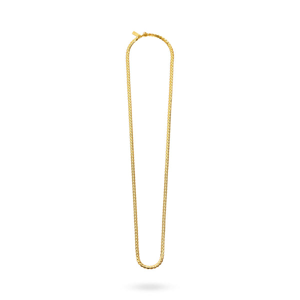 TALIS CHAINS Snake Chain Necklace Long in Gold