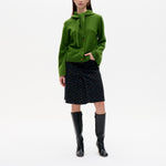BAUM UND PFERDGARTEN Clarine Cardigan with Scarf in Herb Garden Green