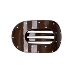 BLACK COLOUR BCMilla Glossy Hair Claw in Espresso