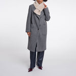 RINO & PELLE Obu Fluffy Scarf in Birch