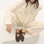 BUKELA Alva Suede Pump Shoes in Espresso