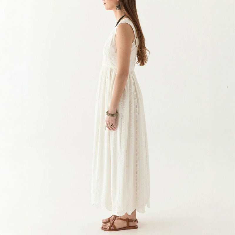 MAISON HOTEL Amandine Dress in Pearl