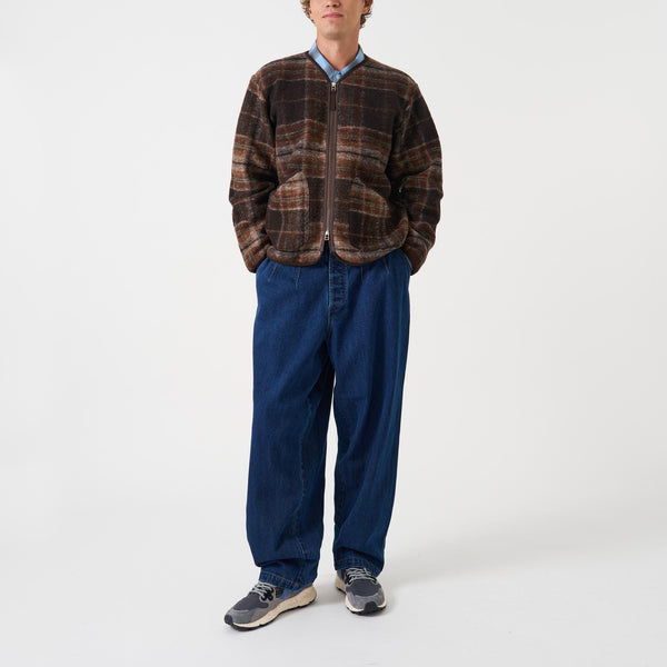 UNIVERSAL WORKS Military Liner Jacket in Brown