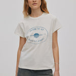 RABENS SALONER Ambla Journey T Shirt in Chalk
