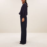 BY-BAR Gaya Check Blouse in Galaxy Check