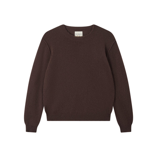 JUMPER 1234 Distressed Crew Neck Cashmere Jumper in Pluto