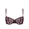 AUBADE Eloge du Desir Half Cup Bra in Deep Berry
