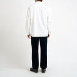 OLIVER SPENCER Atlanta Long Sleeve Shirt in Brecon White