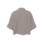 BLACK COLOUR BCAlly Loose Shirt in Creme