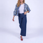 NEW DAY ORIGINALS Muse Reversible Cotton Jacket in Indigo