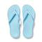ARCHIES Arch Support Flip Flops in Sky Blue