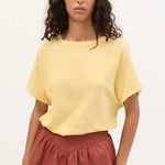 BEATRIZ FUREST Centella T Shirt in Vanilla