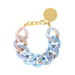 VANESSA BARONI Flat Chain Bracelet in Sea Wave