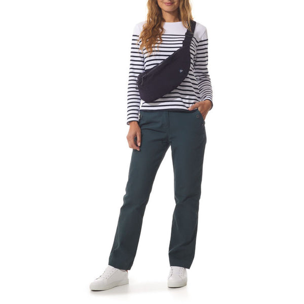 MOUSQUETON Bannalec Large Canvas Bumbag in Marine