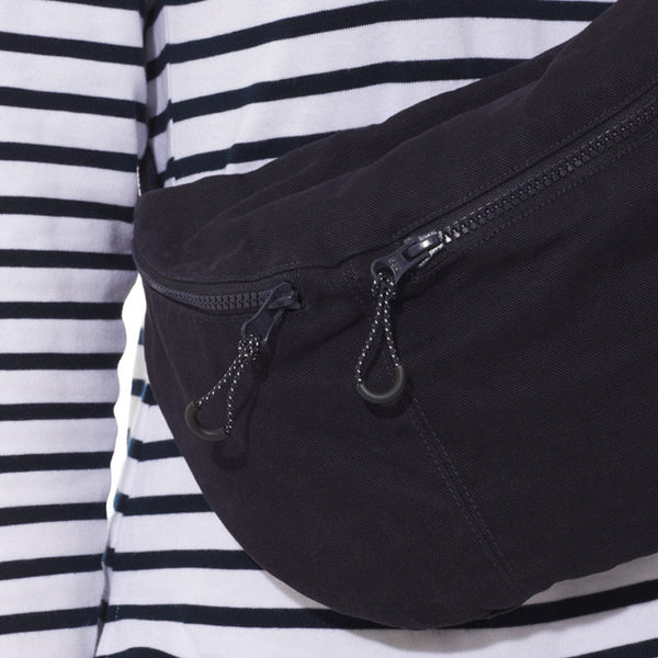 MOUSQUETON Bannalec Large Canvas Bumbag in Marine