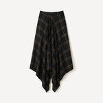 SOPHIE + LUCIE Panuelo Berlin Check Skirt in Brown